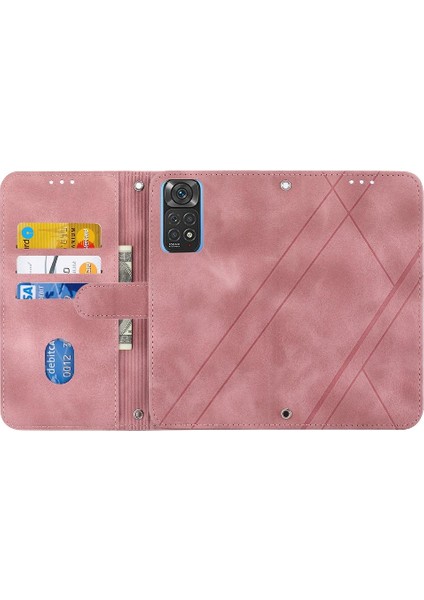 Xiaomi Redmi Not 10 Için Filp Durumda Pro Max Bilek Kayışı Kickstand Kredi (Yurt Dışından)