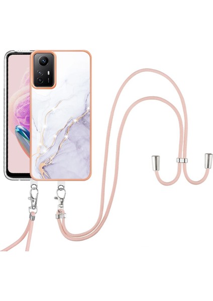 Xiaomi Redmi Için Not 12S 4g Anti-Scratch Yumuşak Mermer Tampon Kordon (Yurt Dışından)