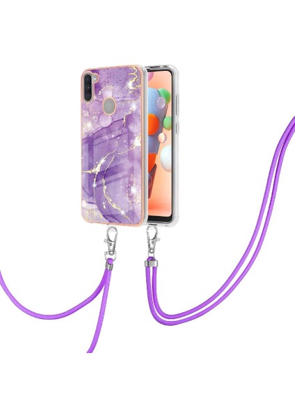 Samsung Galaxy A11 Mermer Tampon Anti-Scratch Yumuşak Crossbody (Yurt Dışından) fiyatları