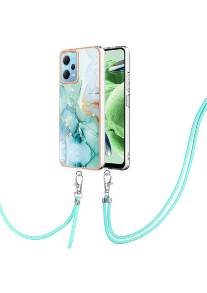 Xiaomi Poco X5 5g Mermer Crossbody Kordon Askısı Tampon Yumuşak (Yurt Dışından)