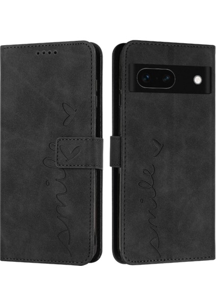 Uyumlu Google Piksel 8A Cüzdan Durumda Pu Leatherline Hattı Şartları (Yurt Dışından)