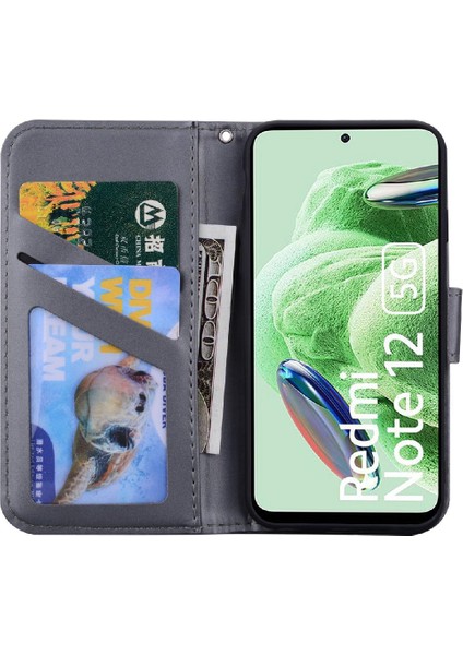 Xiaomi Redmi Için Flip Case NOTE12 4g Deri Kılıf Cüzdan Kapak Basit (Yurt Dışından) indirimleri
