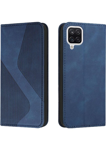 Samsung Galaxy A22 4g Cüzdan Için Kılıf Kickstand Kart Yuvaları Tutucu Pu Folio (Yurt Dışından)