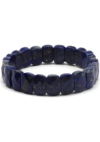 Lapis Lazuli Doğal Taş Bileklik 9 x 14 mm Özel Kesim fiyatları