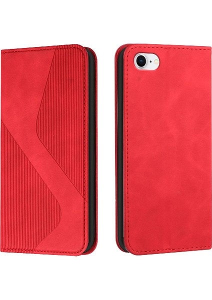 IPhone 7/8 Kart Yuvaları Tutucu Için Kılıf Folio Kapak Cüzdan Kickstand Manyetik (Yurt Dışından)