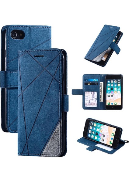 IPhone Se 2020/SE 2022 Manyetik Darbeye Dayanıklı Kart Tutucu Kickstand (Yurt Dışından)