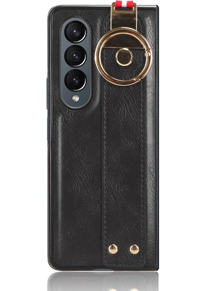 Samsung Galaxy Z Için Kılıf Fold 4 Uyumluluk Kolaylık Bilek Kayışı Pu (Yurt Dışından)