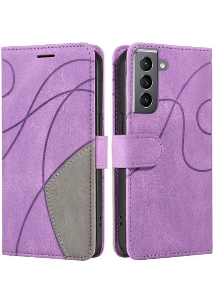 Samsung Galaxy S21 Artı Kickstand Koruyucu Pu Deri Flip Case (Yurt Dışından)