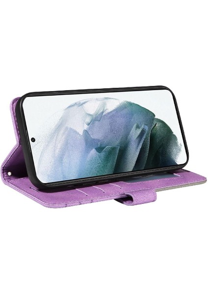 Samsung Galaxy S21 Artı Kickstand Koruyucu Pu Deri Flip Case (Yurt Dışından) fırsatları