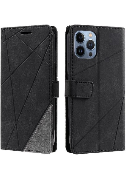 IPhone 15 Için Kılıf Pro Max Darbeye Pu Deri Manyetik Cüzdan Çevir Kart (Yurt Dışından)