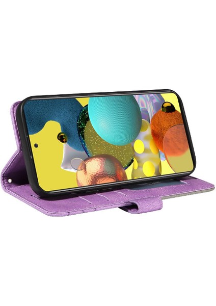 Samsung Galaxy A51 5g Iki Renkli Dikiş Kickstand Koruyucu Pu (Yurt Dışından) fırsatları