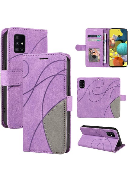 Samsung Galaxy A51 5g Iki Renkli Dikiş Kickstand Koruyucu Pu (Yurt Dışından) indirimleri