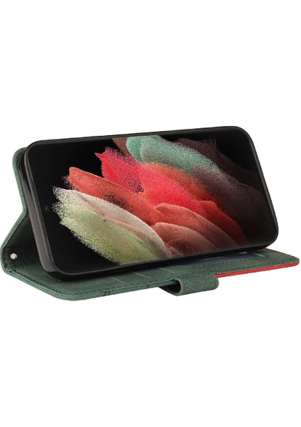 Samsung Galaxy S21 Ultra Pu Deri Flip Folio Kılıf Kickstand (Yurt Dışından) indirimleri