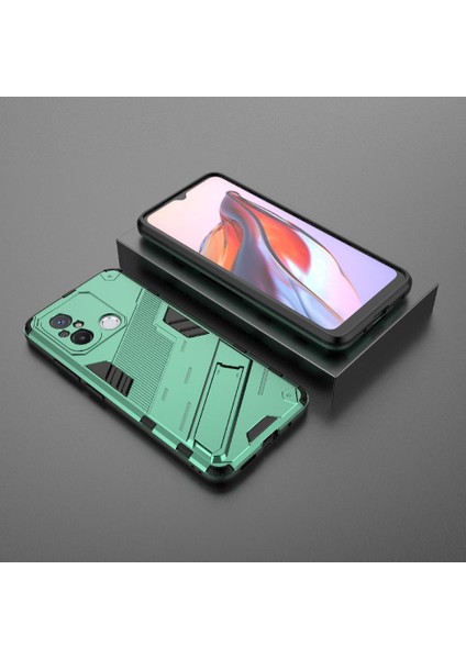 Xiaomi Redmi 12C Sağlam Askeri Koruyucu Kapak Kickstand Için Kılıf (Yurt Dışından) fiyatları