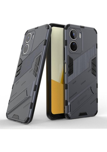 Vıvo Y16 4g Koruyucu Kapak Için Kılıf Sağlam Askeri Kickstand (Yurt Dışından)