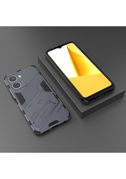 Vıvo Y16 4g Koruyucu Kapak Için Kılıf Sağlam Askeri Kickstand (Yurt Dışından) modelleri