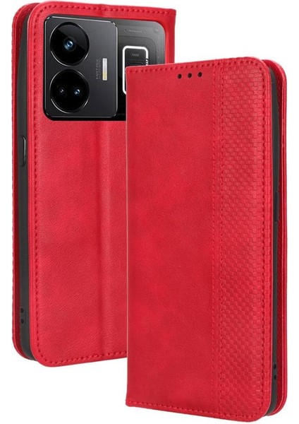 Realme Gt Neo 5 Cüzdan Pu Deri Manyetik Kapatma Için Kılıf (Yurt Dışından)