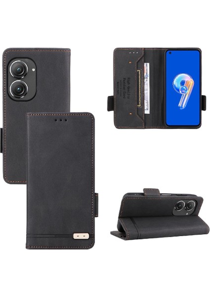 Asus Zenfone 9 Için Kılıf Koruyucu Kapak Kart Ekleme Deri Folio (Yurt Dışından) modelleri