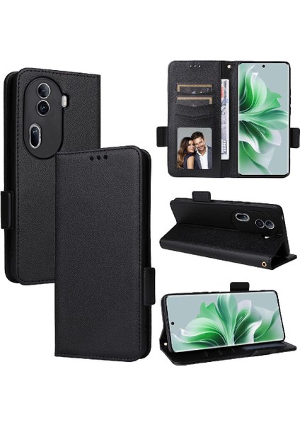 Oppo Oppo 11 Pro 5g Için Kılıf Cüzdan Yan Toka Kart Yuvaları Tutucu Manyetik (Yurt Dışından)