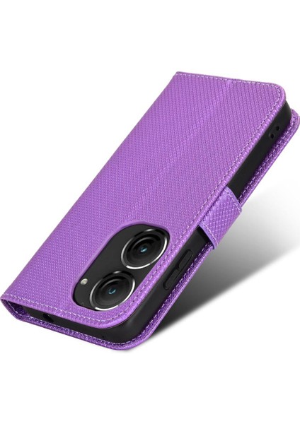 Asus Zenfone 9 Için Kılıf Manyetik Cüzdan Kart Tutucu Kickstand Kapak (Yurt Dışından) modelleri