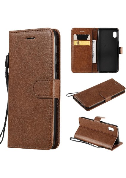 Kart ile Samsung Galaxy A10E Iş Cüzdan Telefon Kılıfı Için Flip Case (Yurt Dışından)