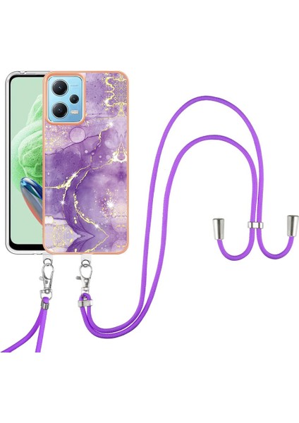 Xiaomi Redmi Için Not 12 5g Tampon Anti-Çizik Yumuşak Mermer Crossbody (Yurt Dışından)