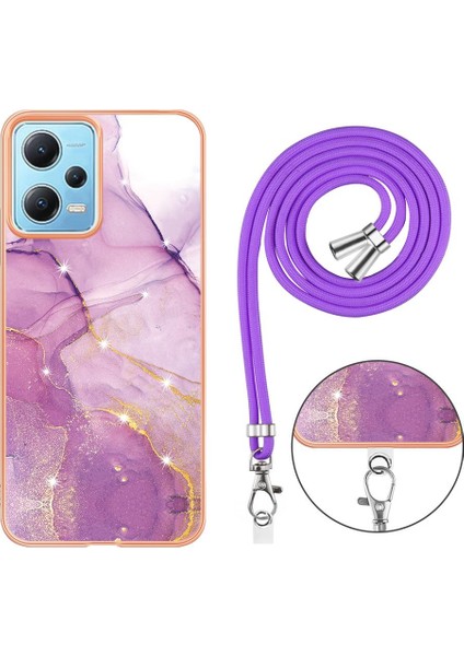 Xiaomi Redmi Için Not 12 5g Tampon Anti-Çizik Yumuşak Mermer Crossbody (Yurt Dışından)