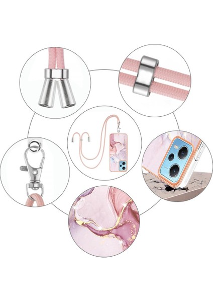 Xiaomi Poco X5 5g Mermer Crossbody Kordon Askısı Tampon Yumuşak (Yurt Dışından) fiyatları