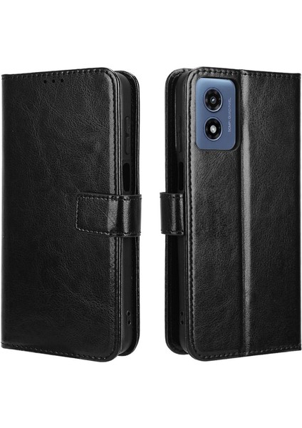 Motorola Moto G Oynamak Için Kılıf 4g 2024 Kart Tutucu Cüzdan Manyetik Kapak (Yurt Dışından)