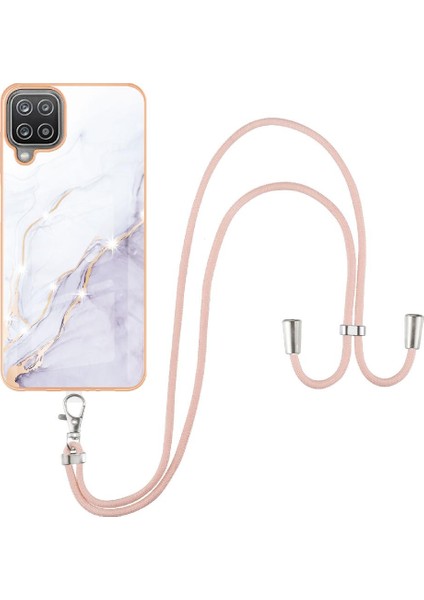 Samsung Galaxy A12 5g Mermer Crossbody Kordon Askısı Tampon Yumuşak (Yurt Dışından) modelleri