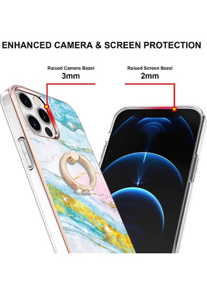 IPhone 11 Pro Koruma Anti-Çizik Yumuşak 360 &deg; Dönebilir Halka (Yurt Dışından) modelleri