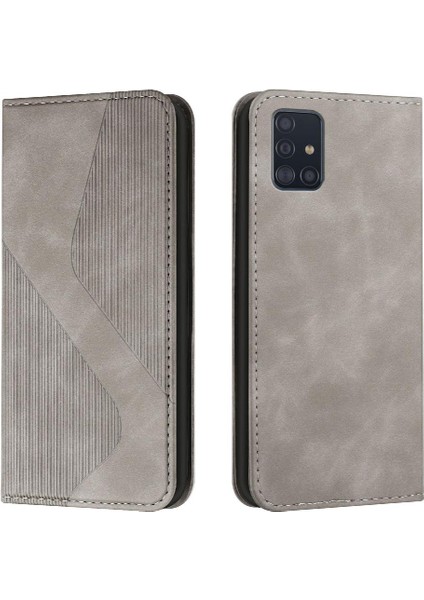 Samsung Galaxy A51 4g Manyetik Cüzdan Kickstand Kart Yuvaları Tutucu (Yurt Dışından)