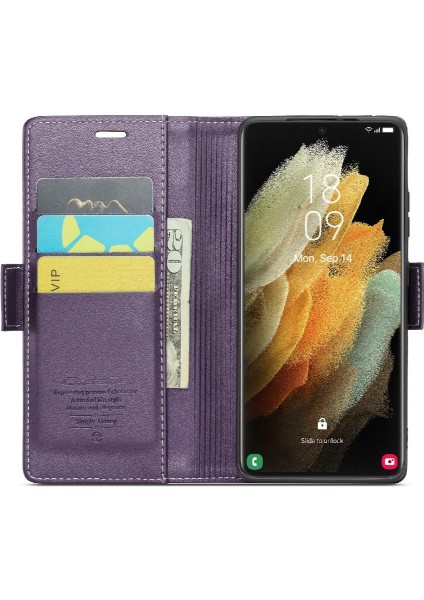 Samsung Galaxy S21 Ultra Kickstand Cüzdan Kılıf Darbeye Dayanıklı (Yurt Dışından) modelleri