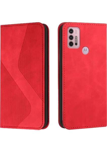 Motorola Moto G30/G20/G10 Manyetik Kart Yuvaları Için Kılıf Tutucu Folio Kapak (Yurt Dışından)