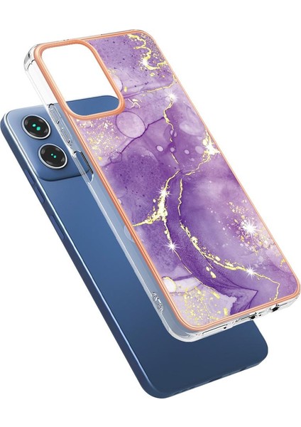 Motorola Moto G34 Koruma Için Kılıf Ince Tpu Mermer Desen Yumuşak Tampon (Yurt Dışından) fırsatları