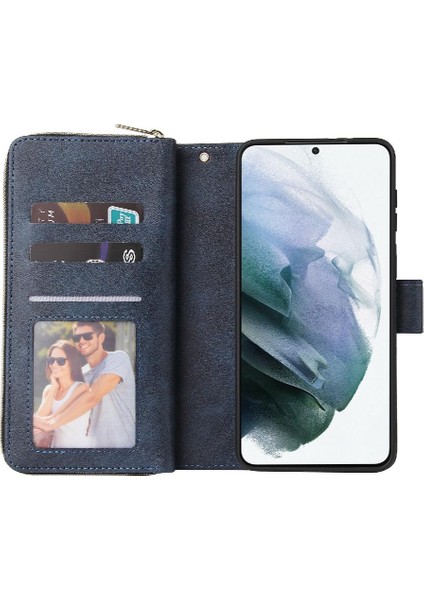 Samsung Galaxy S21 Artı 9 Kart ile El Kayışı Cüzdan Kılıf (Yurt Dışından) modelleri