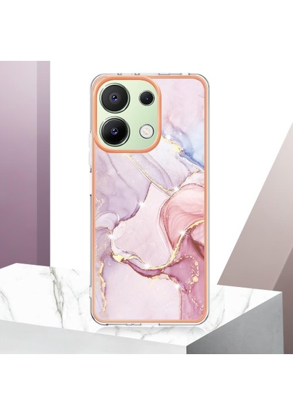 Xiaomi Redmi Için Not 13 4g Mermer Desen Yumuşak Tampon Koruma Tpu (Yurt Dışından)