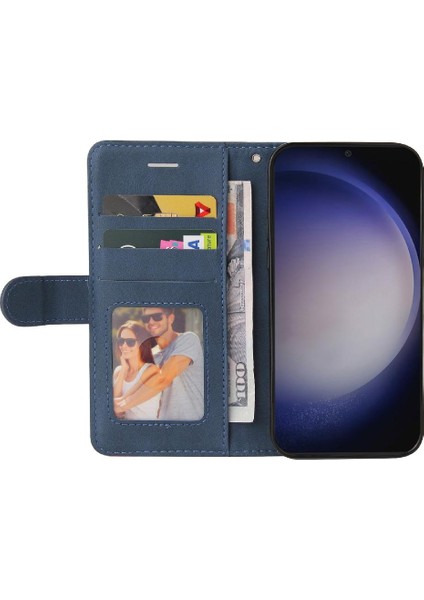Samsung Galaxy S24 Artı Pu Deri Flip Folio Kılıf Kart Yuvası ile (Yurt Dışından) fiyatları