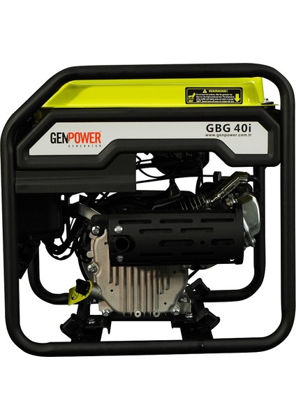 Gbg 40 I Model 4 Kva Ipli , Tekerleksiz Açık Tip Monofaze (220 Volt) Dijital Inverter Jeneratör