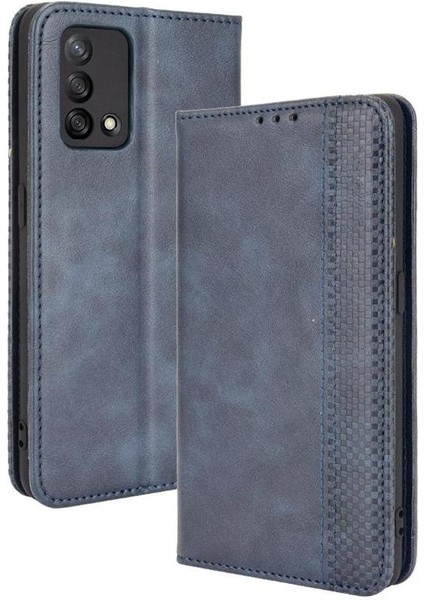 Oppo A74 4g Manyetik Kapatma Cüzdan Pu Deri Için Kılıf (Yurt Dışından)