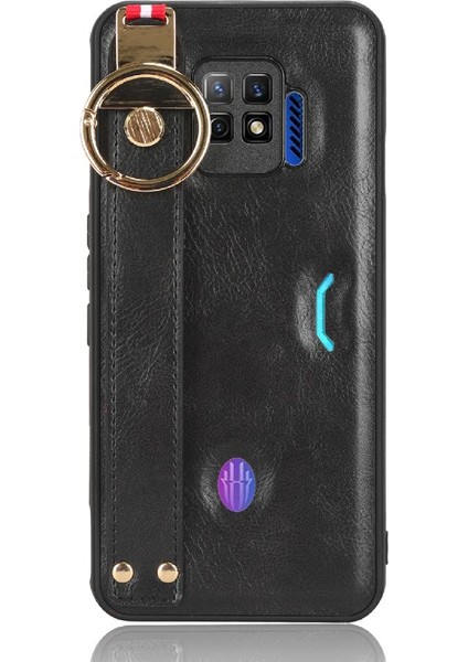 Nubia Kırmızı Sihirli 7 Pro Kolaylık Bilek Kayışı Premium Pu Deri Için Kılıf (Yurt Dışından)