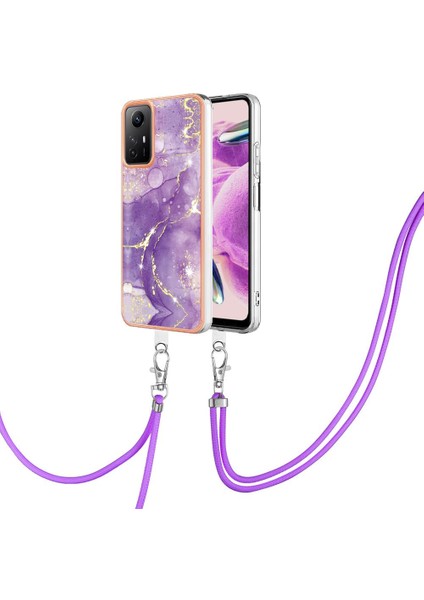Xiaomi Redmi Için Not 12S 4g Anti-Scratch Yumuşak Mermer Tampon Kordon (Yurt Dışından)