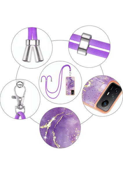 Xiaomi Redmi Için Not 12S 4g Anti-Scratch Yumuşak Mermer Tampon Kordon (Yurt Dışından) modelleri