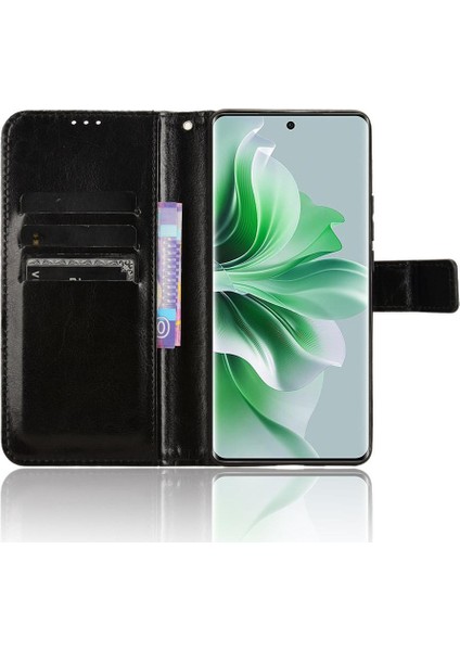 BDT Market Oppo RENO11 5g Manyetik Kapak Çevirin Kart Tutucu Cüzdan (Yurt Dışından)