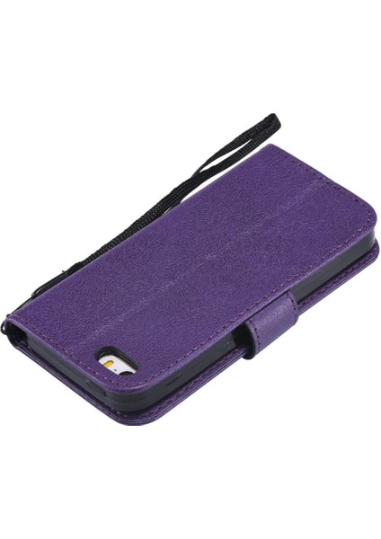 Iphone 5s Iş Cüzdan Telefon Kılıfı Için Flip Case Klasik Düz Renk (Yurt Dışından) modelleri