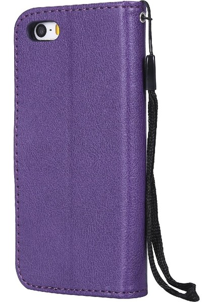 Iphone 5s Iş Cüzdan Telefon Kılıfı Için Flip Case Klasik Düz Renk (Yurt Dışından) indirimleri