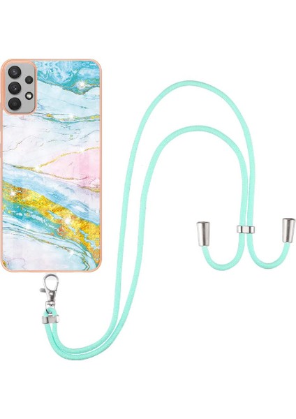 Samsung Galaxy A53 5g Mermer Tampon Crossbody Kordon Askısı Yumuşak (Yurt Dışından) fırsatları