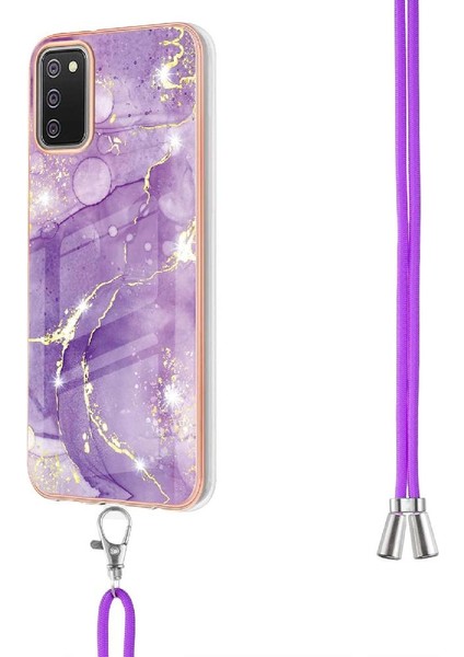 Samsung Galaxy A02S Tampon Mermer Anti-Scratch Yumuşak Crossbody Için Kılıf (Yurt Dışından) fiyatları