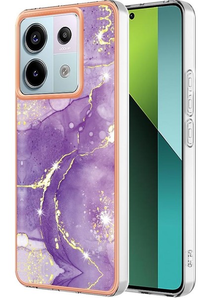 Xiaomi Redmi Için Not 13 Pro 5g Yumuşak Tampon Mermer Desen Ince Tpu (Yurt Dışından)