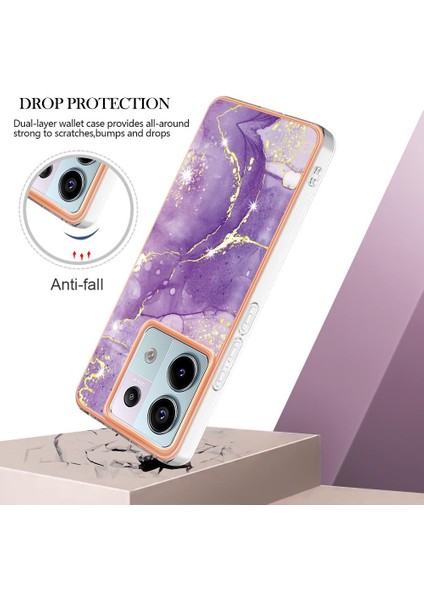 Xiaomi Redmi Için Not 13 Pro 5g Yumuşak Tampon Mermer Desen Ince Tpu (Yurt Dışından) fiyatları